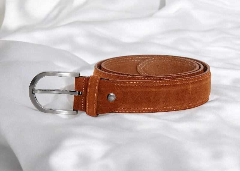 This rich brown belt shines with a boho-chic edge, allowing you to express your unique personality while ensuring durability and style.