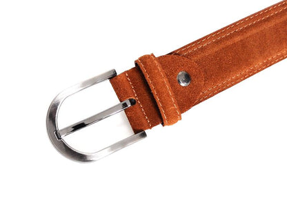 This rich brown belt shines with a boho-chic edge, allowing you to express your unique personality while ensuring durability and style.